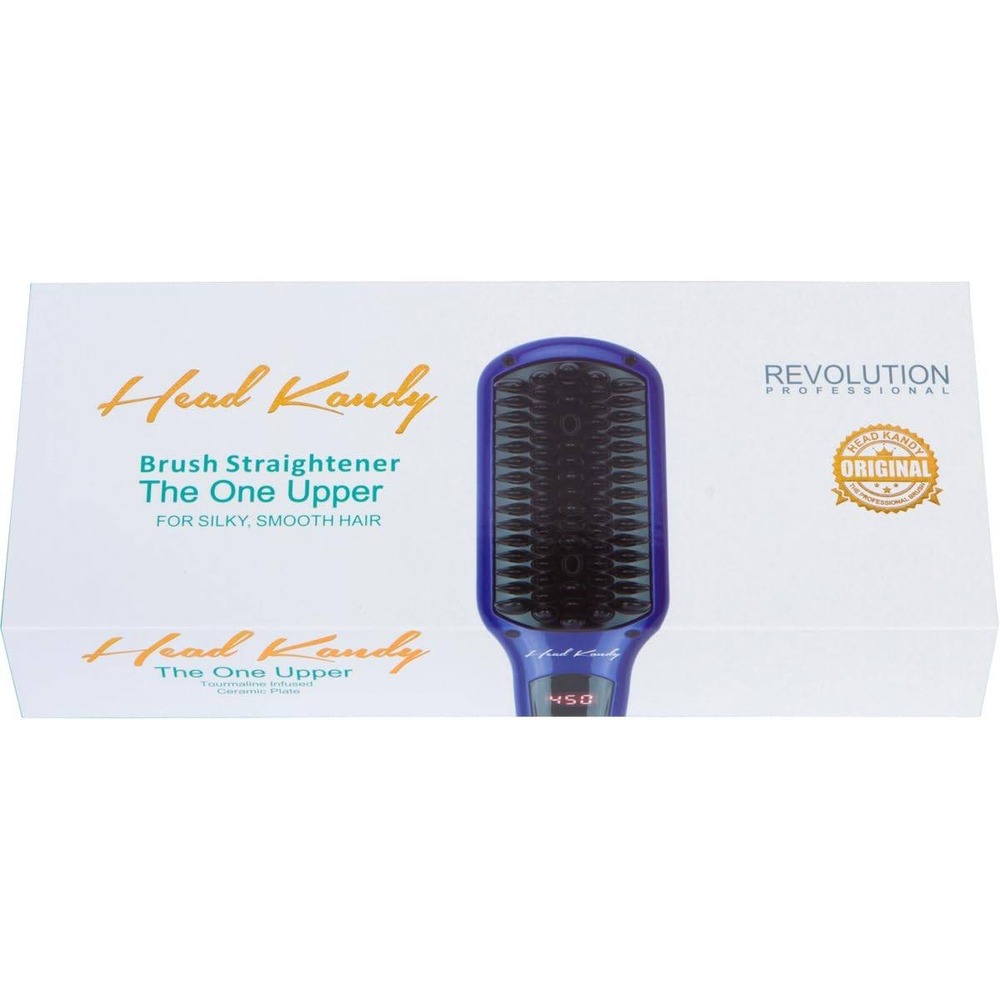 Head Kandy: One Upper Hair Straightening Brush with Heat‎ Purple